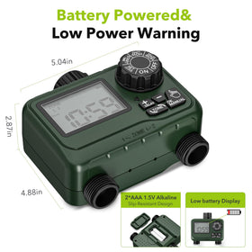 BN-LINK sprinkler timer rain-delay feature saves water during wet days.