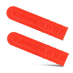 BNYTXV chainsaw bar cover 18inch orange protects blade during storage.