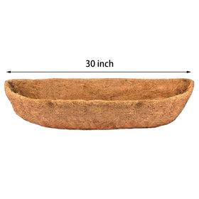 boUod window box liner natural 30in facilitating soil retention and moisture balance