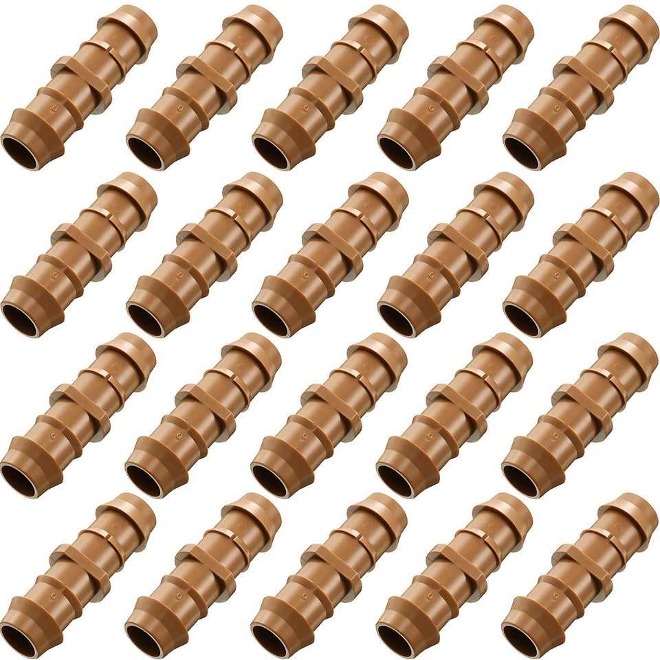 Boao 20-pack drip fittings for durable barbed irrigation connections.