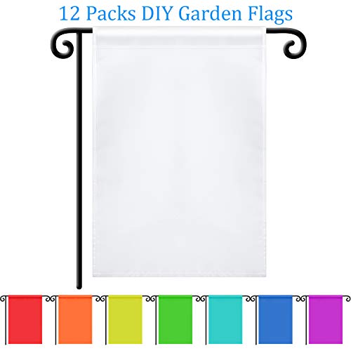 Boao blank polyester garden flag for DIY customization outdoors.