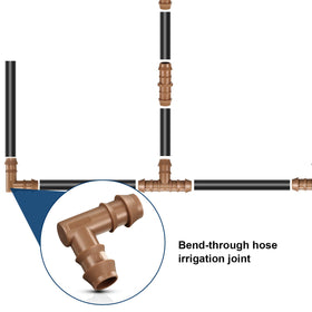 Boao drip irrigation connector assembly aids tidy, scalable garden setups.