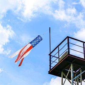 Boao festival windsock for outdoor celebrations adds vivid color.