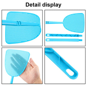 Boao flexible plastic fly swatter provides lightweight, comfortable handling for quick chores.