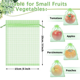 Boao green fruit bags 15x20 cm cover peaches and grapes, reducing spoilage.
