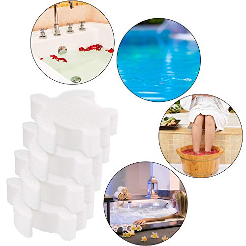 Boao 16-piece set, turtle white sponge helps maintain clean pool surfaces.