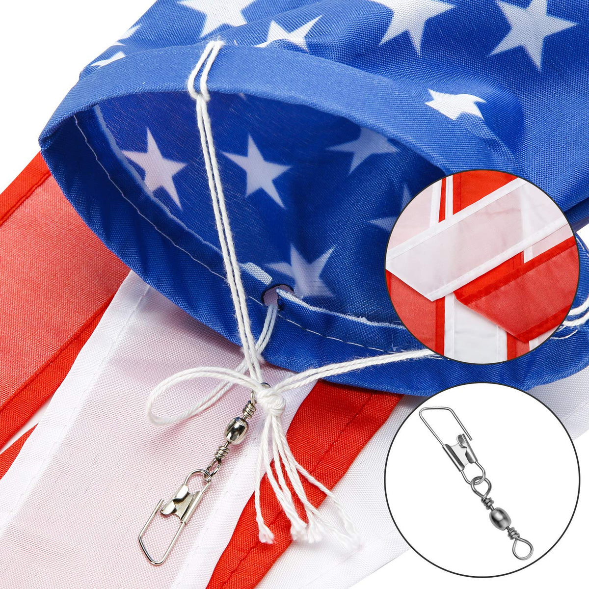 Boao Oxford nylon windsock waterproof option for durable year-round decoration.