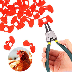 Boao pinless peepers for chicken blinds set for anti-pecking use.