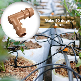 Boao tool-free install elbow connector simplifies indoor and outdoor setups.