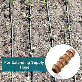 Boao two-way barbed connector supports flexible tubing layouts.