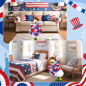 BOARDFEB outdoor yard art decor for seasonal patriotic display