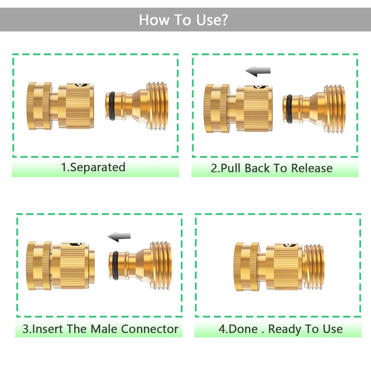 BoArt 3/4 inch thread compatibility connects to hoses and spigots.