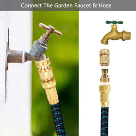 BoArt no-leak connection provides tight seal during watering tasks.