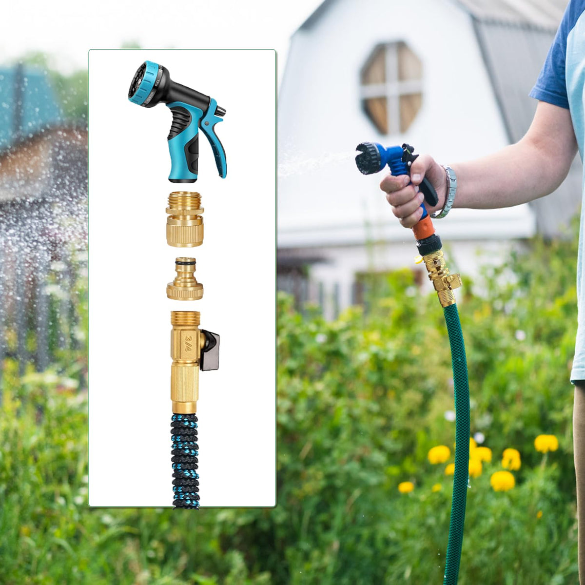 BoArt quick release design enables fast hose attachment