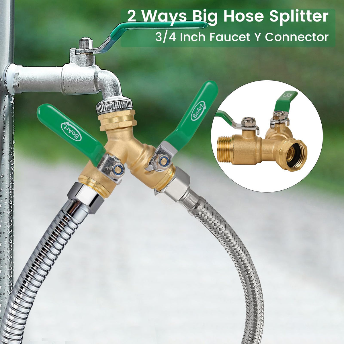 BoArt stainless steel long-handled design provides improved leverage and control