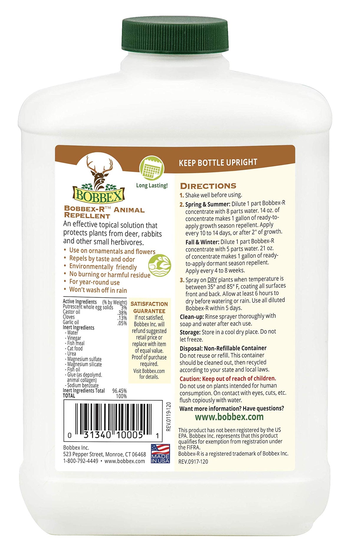 Bobbex dilution process image showing how to mix for easy use.