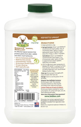 Bobbex dilution process image showing how to mix for easy use.