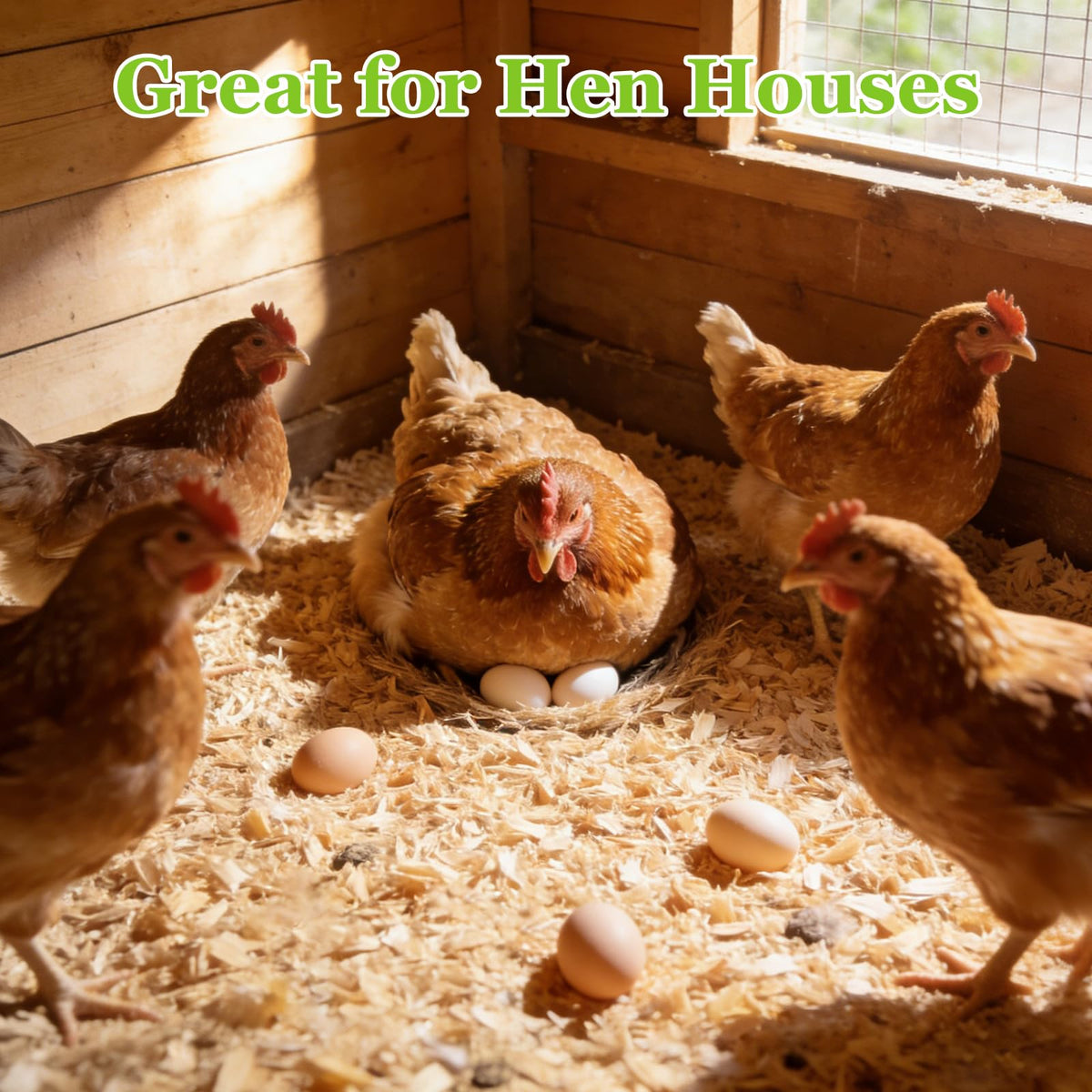 BobbleT compostable pine bedding supports eco-friendly coop maintenance