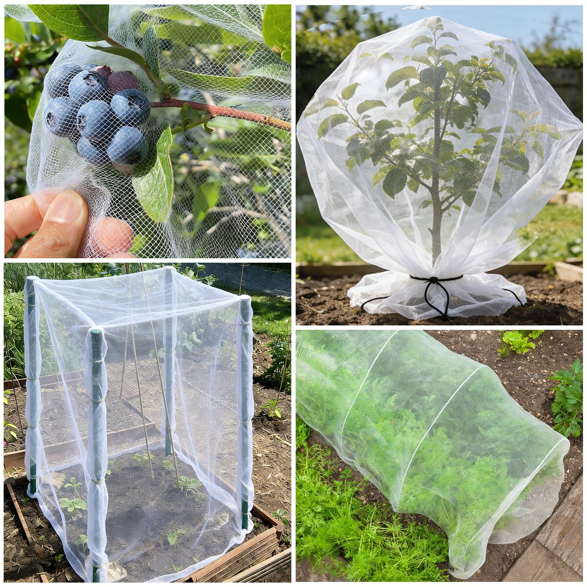 BobbleT netting shown as a reusable, season-after-season solution