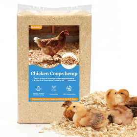 BobbleT premium radiata pine shavings in coop bedding for dry, comfortable bedding