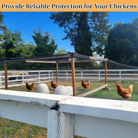 2.4-inch mesh balances airflow with flock comfort.