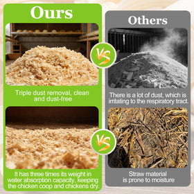 BobbleT vacuum-packed pine bedding expands on opening to maximize volume