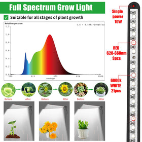 bodkar full-spectrum 380nm-800nm LEDs support year-round plant development