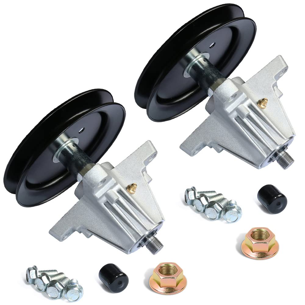 Boeray 918-04822A deck spindle with 6-inch pulley for durable lawn care.