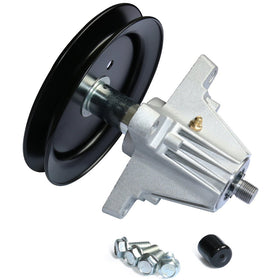 Boeray spindle includes zerk grease fitting for easy maintenance.