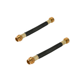 Boersite 2-piece 0.8 ft hose extension, compact and versatile reach for tight spaces.