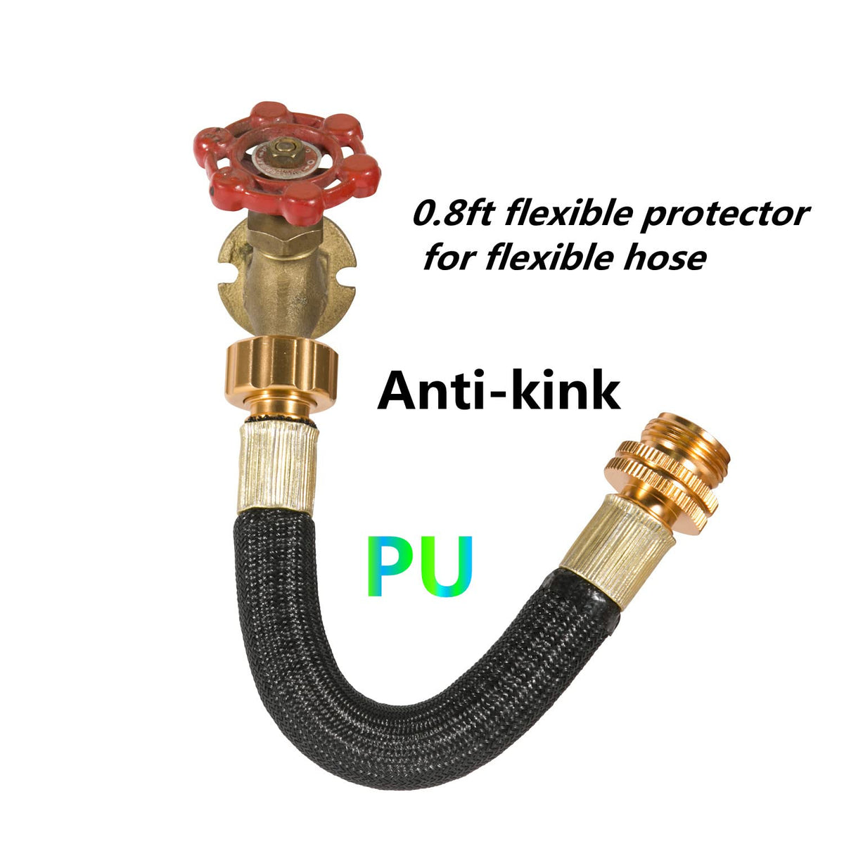 Boersite PU spiral hose protector reducing folds and leaks