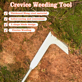 BokingOne dual-material handle provides ergonomic grip for extended weeding sessions.