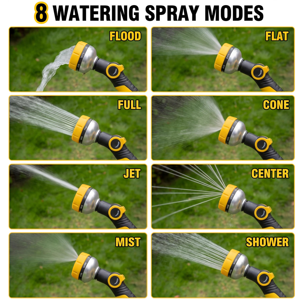 Bokon quick-connect system ensures leak-free attachment to standard hoses.