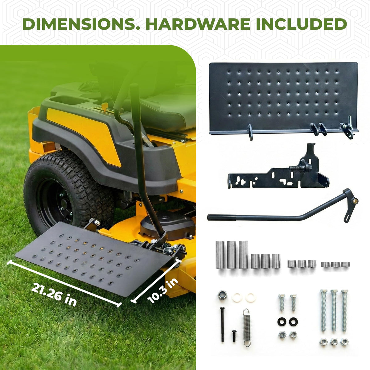 Boldworks open mode demonstrated to prevent clogs in wet grass.