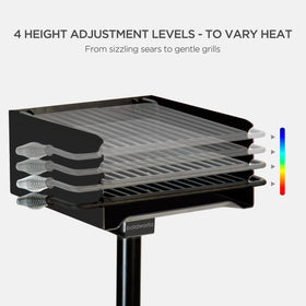boldworks Park Grill in-ground design provides stable, permanent outdoor cooking setup.