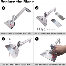 Bolexino blade attachment ease-of-replace for uninterrupted grilling.