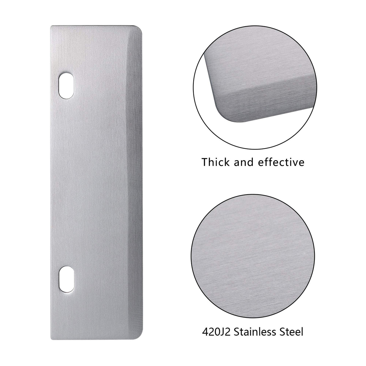 Bolexino flat-top grill cleaning blades remove residues without scratching.