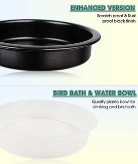 Bolite removable trays simplify cleaning after daily visits.
