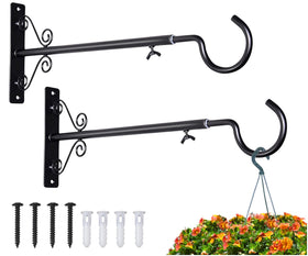 BOLITE bird feeder hanger with adjustable reach for versatile outdoor setups.