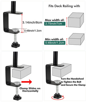 Bolite weather-resistant black finish protects feeder from rain and sun.