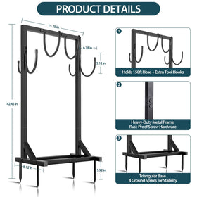 BOLITE detachable stand allows easy relocation and storage