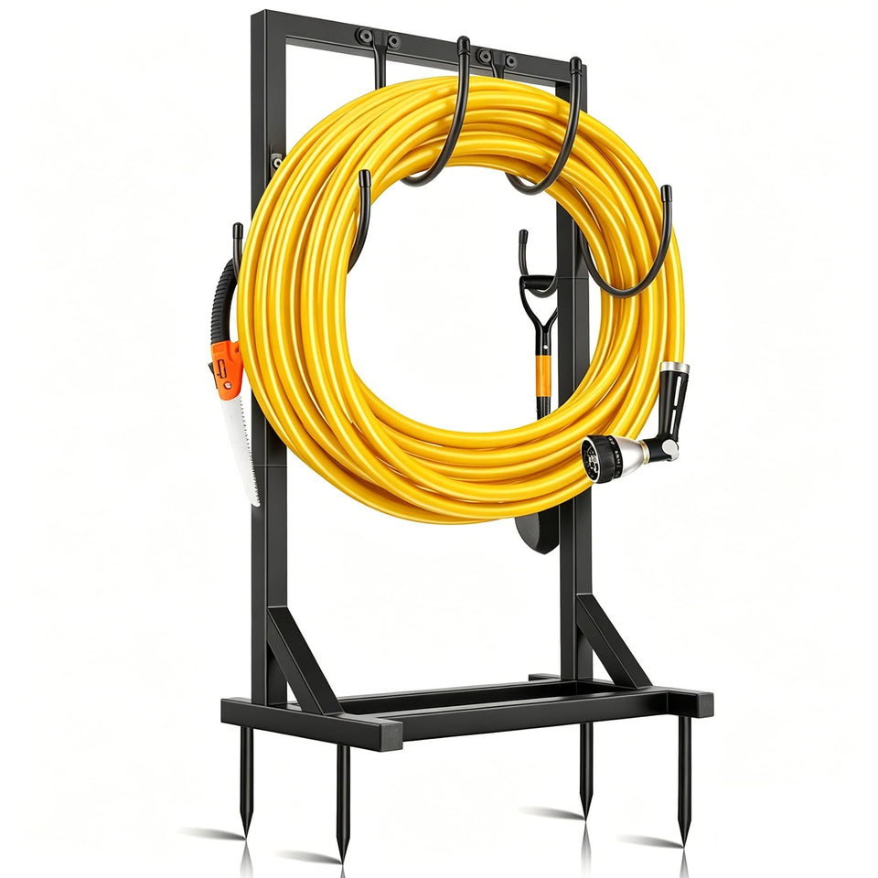 BOLITE garden hose holder base stability keeps the stand upright