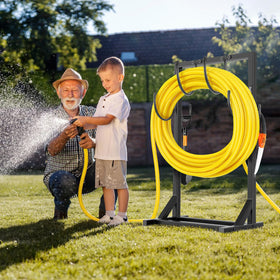 BOLITE garden hose holder four spikes anchors firmly into soil