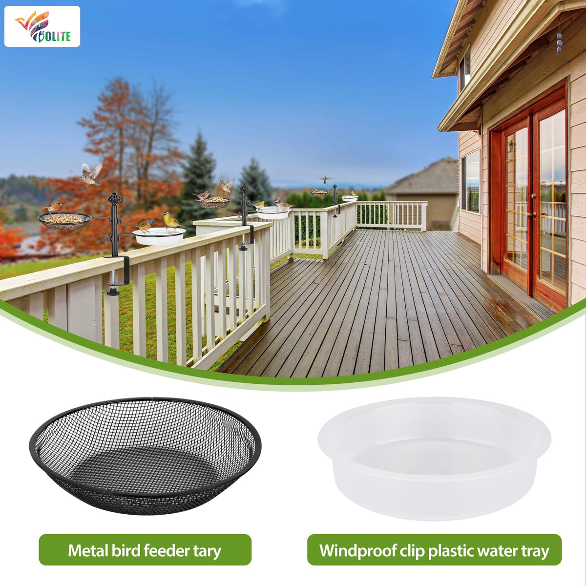 BOLITE gift-friendly feeder for bird lovers and gardeners