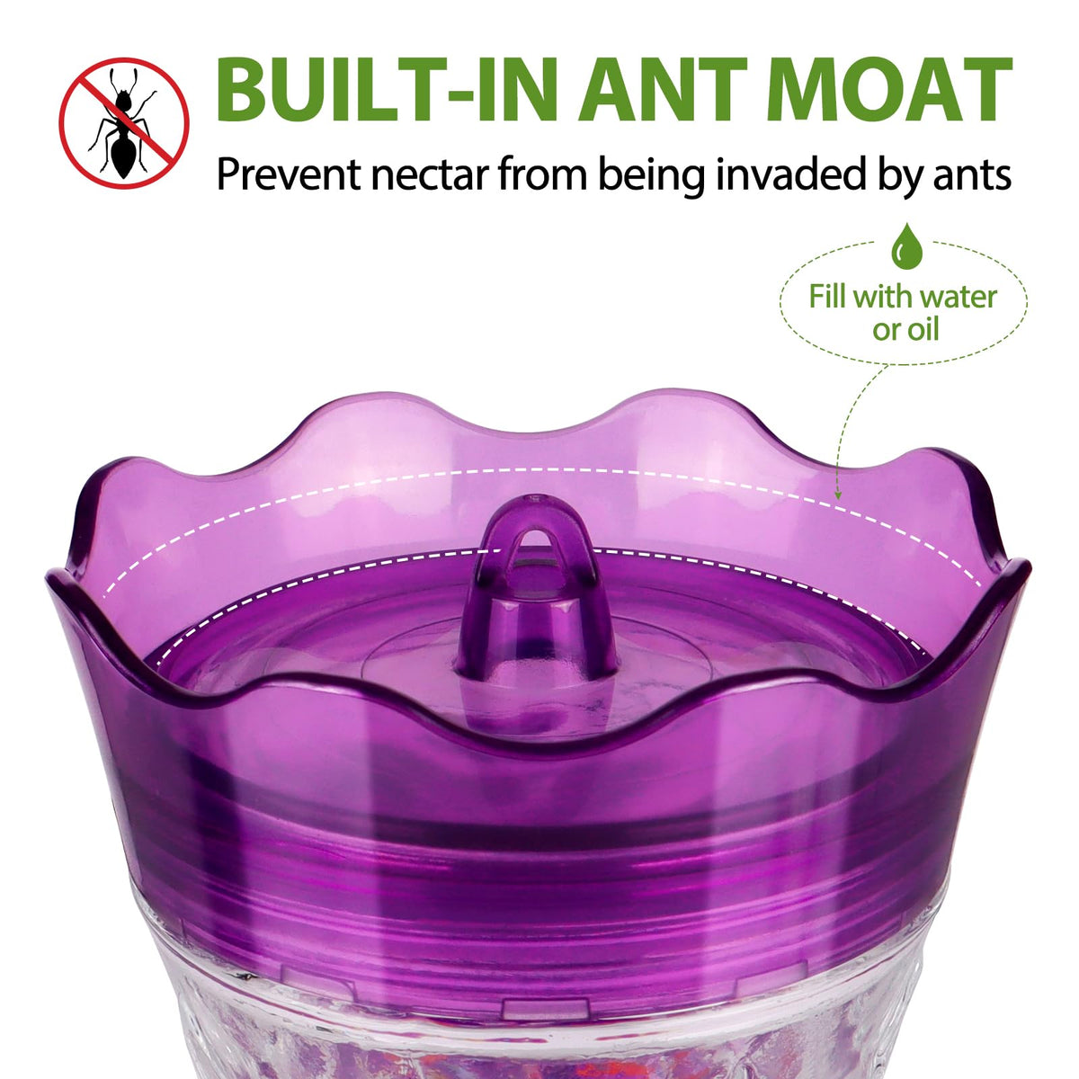 BOLITE wide-mouth bottle makes filling and cleaning quick.