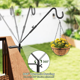 BOLITE hummingbird feeder hanger keeps feeder easily accessible outside