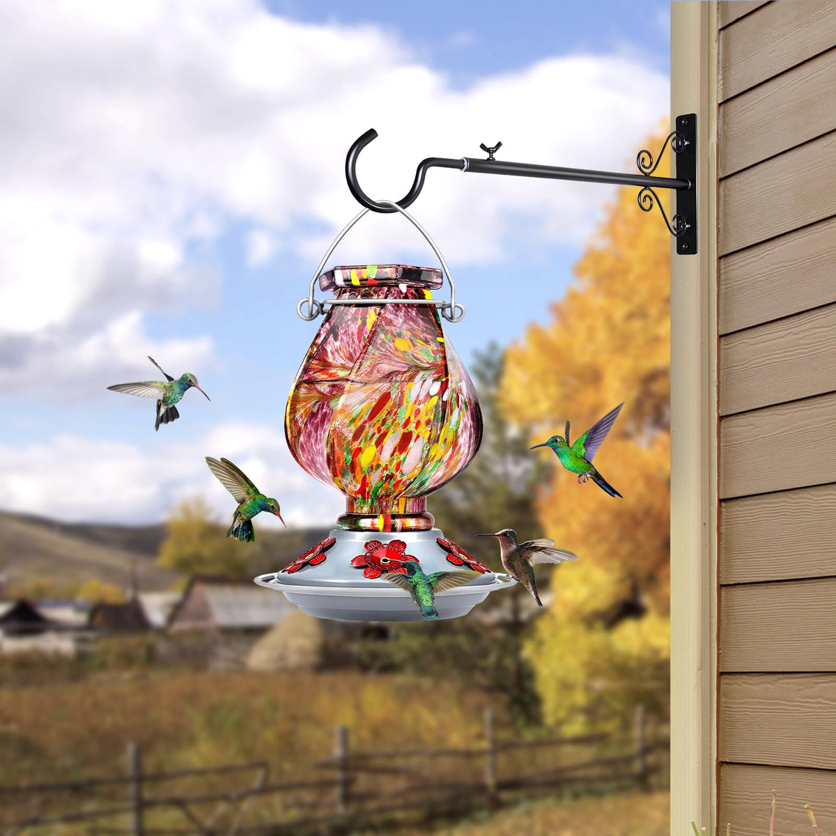 Leak-proof design helps prevent spills on windy days.