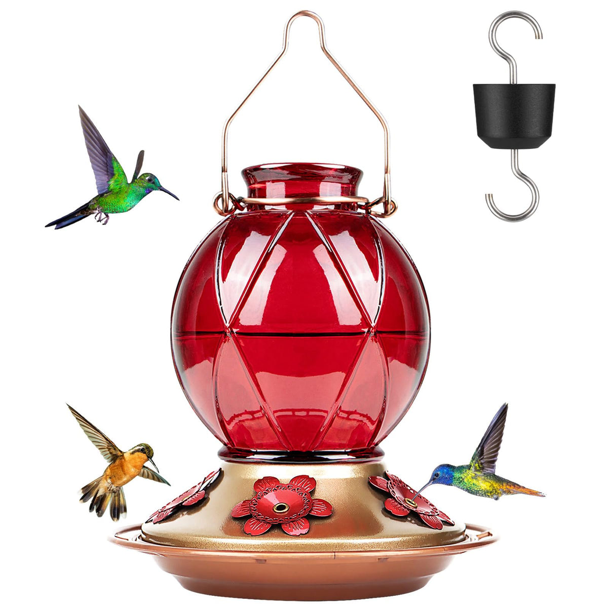 BOLITE feeder with netted ball texture for outdoor gardens.
