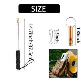 Boliyoooki flag pole with clips shows quick flag hanging capability
