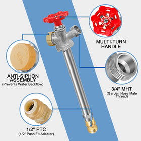 Boltigen push-to-fit connector enables tool-free quick installation.